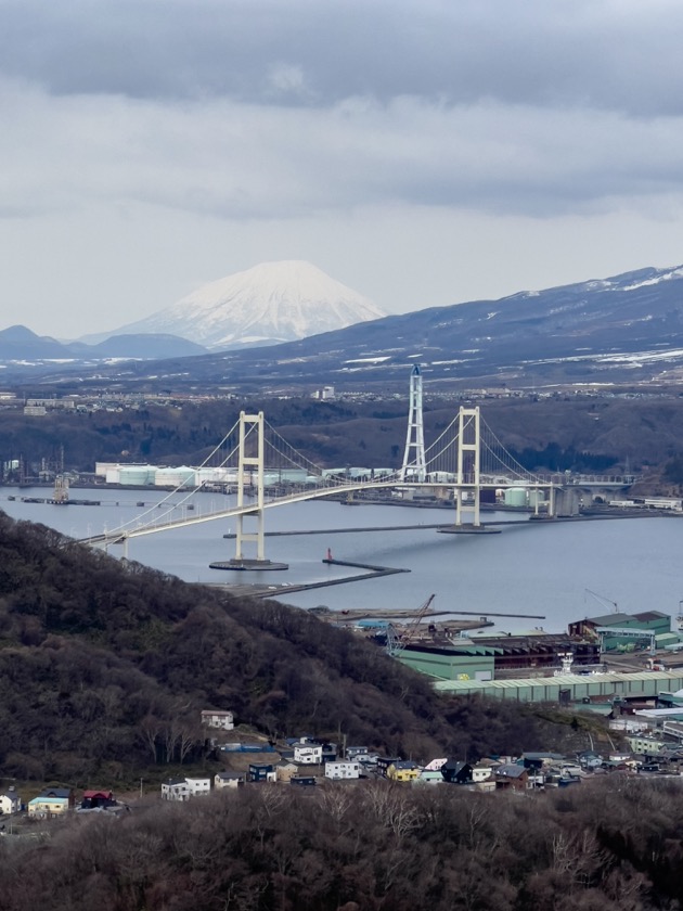 測量山(室蘭市)からの景色